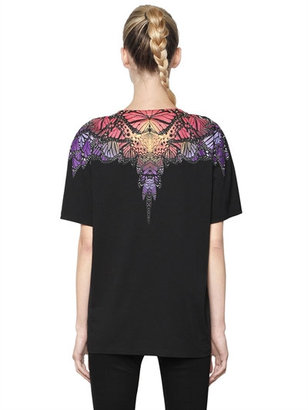 Marcelo Burlon County of Milan Butterfly Printed Cotton Jersey T-Shirt
