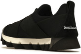 Thumbnail for your product : Dolce & Gabbana Ibiza Suede-trimmed Neon Neoprene Slip-on Sneakers
