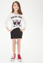 Thumbnail for your product : Forever 21 Girls Floral Lace Skirt (Kids)