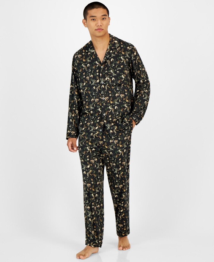INC International Concepts Men's 2-Pc. Floral-Print Pajama Set, Created ...
