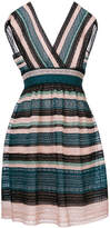 Thumbnail for your product : M Missoni striped crochet-knit dress