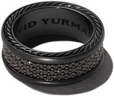 Thumbnail for your product : David Yurman Streamline Three Row diamond band ring