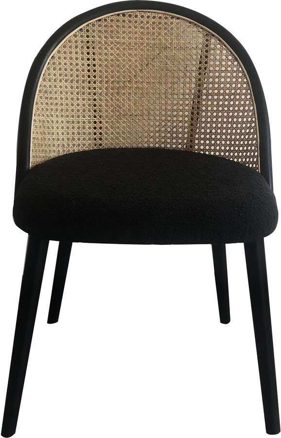 Dunelm Luella Cane Dining Chair Black ShopStyle