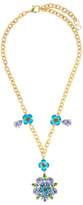 Thumbnail for your product : Dolce & Gabbana flower crystal embellished necklace