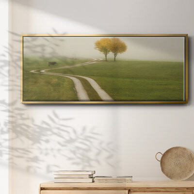 Winston Porter Distant Walk Framed On Canvas Print