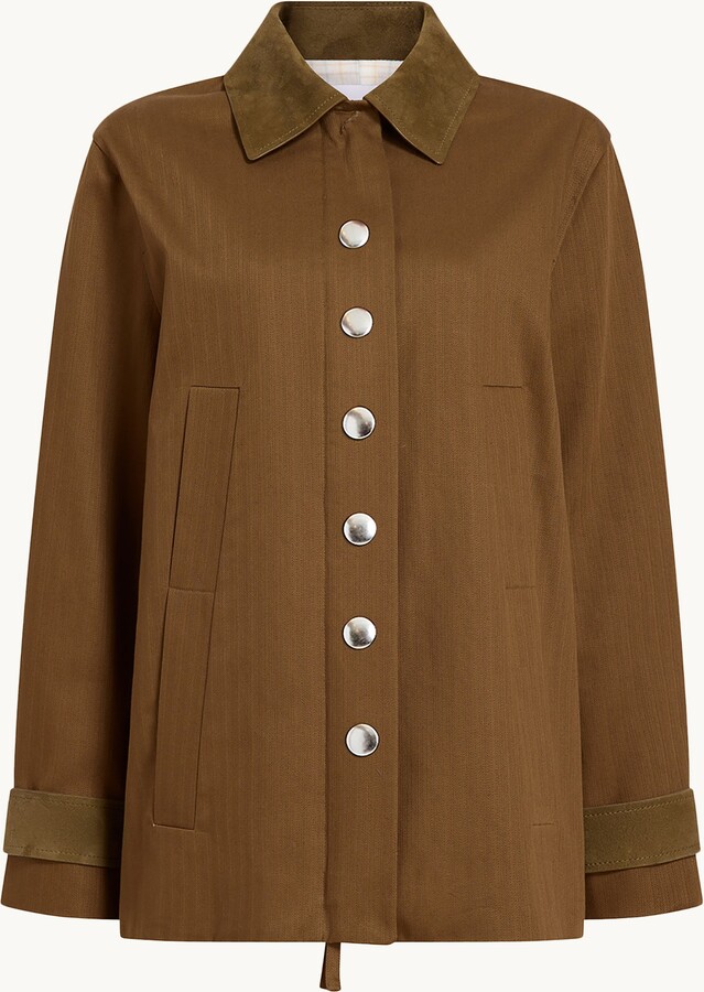 Proenza Schouler White Label Angela Jacket Wood 2