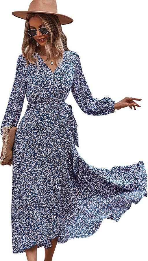 summer long flowy dresses
