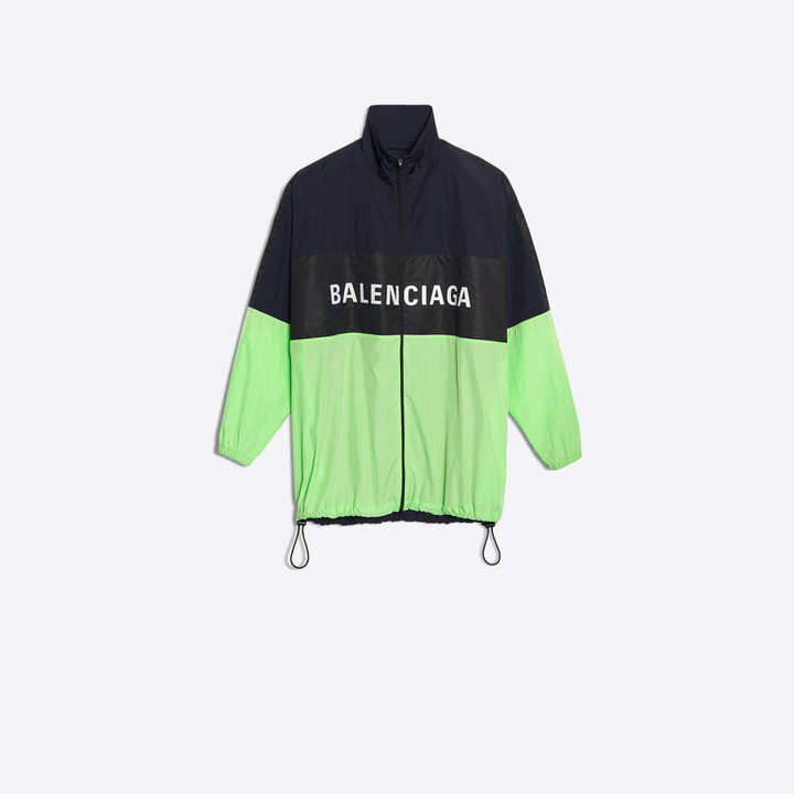 Balenciaga Logo Zipup Jacket ShopStyle