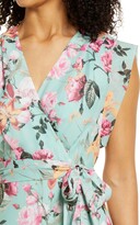 Thumbnail for your product : Eliza J Floral Faux Wrap Maxi Dress