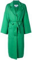 Thumbnail for your product : Loewe belted waist notch collar coat