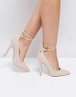 boohoo-boohoo heeled court shoes