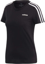 Thumbnail for your product : adidas Womens Essentials 3 Stripes Tee Black / White XS