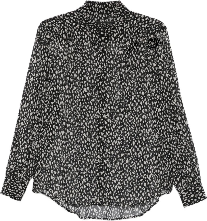 Nili Lotan Long-Sleeve Blouse