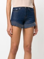 Thumbnail for your product : RED Valentino High-Waisted Denim Shorts