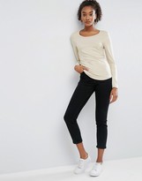 Thumbnail for your product : ASOS T-Shirt With Long Sleeve and Scoop Neck