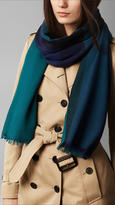 Thumbnail for your product : Burberry Check Merino Wool Scarf