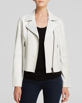 Thumbnail for your product : Elie Tahari Cracked Leather Roxie Jacket