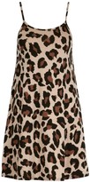 Thumbnail for your product : boohoo Leopard Print Swing Dress