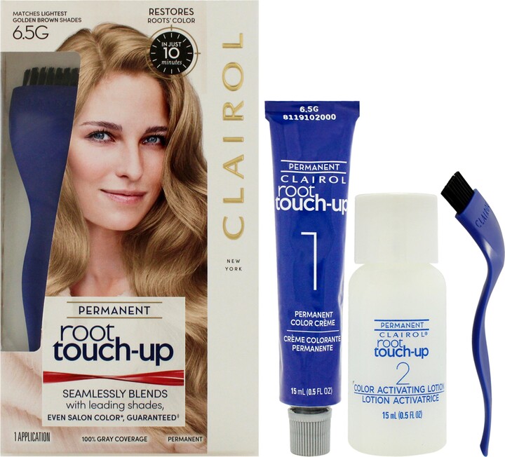Clairol Nice n Easy Root Touch-Up Permanent Color - 6.5G Lightest Golden Brown For Women 1 Application Hair Color