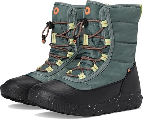 Bogs Skyline Snowcata (Toddler/Little Kid/Big Kid) Kids Shoes Dark Spruce : 10 Toddler M, Rubber