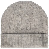 Thumbnail for your product : Brunello Cucinelli Embellished cable-knit beanie