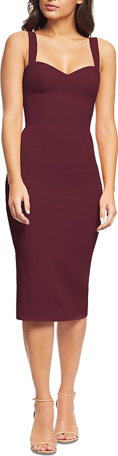 Dress the Population Nicole Sweetheart Midi Dress