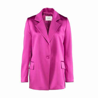 fuchsia winter coat