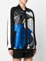 Thumbnail for your product : Elie Saab Mikado floral-print bomber jacket