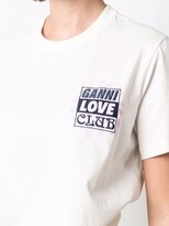 Thumbnail for your product : Ganni logo-print short-sleeved T-shirt