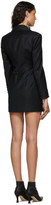 Thumbnail for your product : MATÉRIEL SSENSE Exclusive Black Wool Blazer Dress