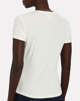 Thumbnail for your product : L'Agence Violet Rib Knit Henley T-Shirt