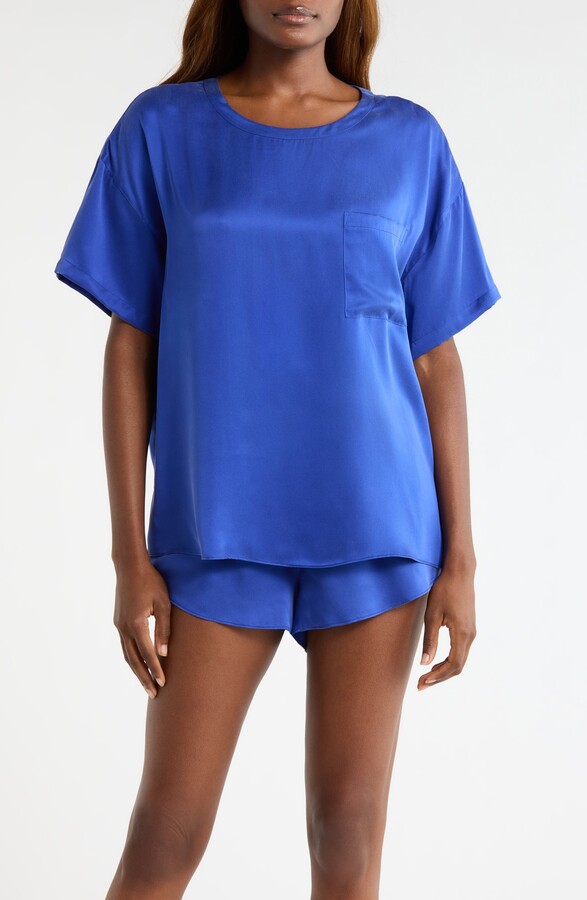 Lunya Washable Silk Tee Short Pajamas