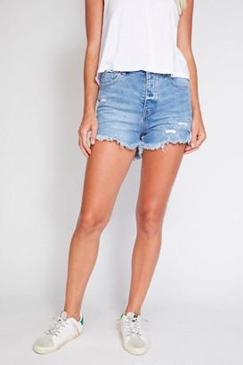 Free People CRVY High Rise Cut Offs