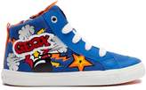Thumbnail for your product : Geox Kiwi Mid Graphic Sneaker (Little Kid & Big Kid)