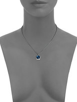 Thumbnail for your product : David Yurman Hampton Blue Topaz, Diamond & Sterling Silver Pendant Necklace