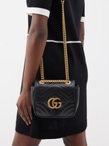 Thumbnail for your product : Gucci GG Marmont Mini Matelassé-leather Shoulder Bag
