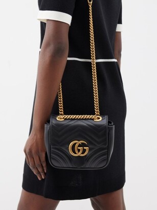 Gucci GG Marmont Mini Matelassé-leather Shoulder Bag