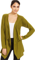 Thumbnail for your product : Eileen Fisher Cashmere-Blend Draped Open-Front Cardigan