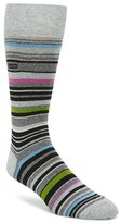 Thumbnail for your product : Calvin Klein Multi Stripe Emblem Socks