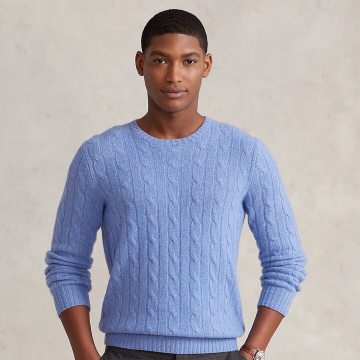 Ralph Lauren Cable Knit Sweater Men | ShopStyle