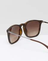 Thumbnail for your product : Ray-Ban Keyhole Wayfarer sunglasses 0rb4187