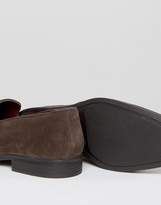 Thumbnail for your product : Dune Tassel Loafers In Brown Suede