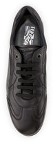 Thumbnail for your product : Ferragamo Leggero Calfskin Lace-Up Sneaker, Black