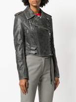 Thumbnail for your product : McQ longsleeved biker cropped jacket