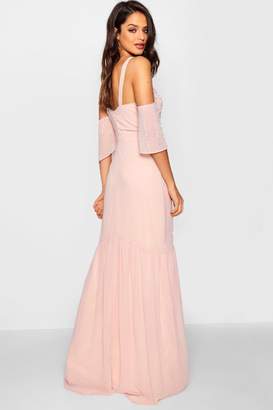 boohoo Tall Boutique Embellished Maxi Dress