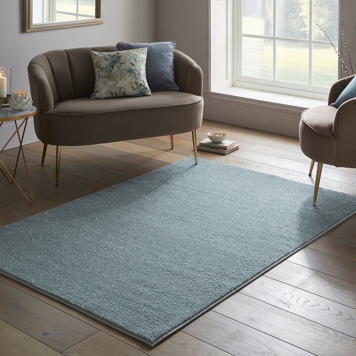 Dunelm Marlo Rug Marlo Duck Egg Blue ShopStyle