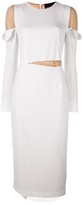 Thumbnail for your product : Erika Cavallini 'Gillian' long sleeve dress