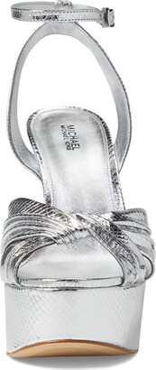 MICHAEL Michael Kors Selena Platform (Silver) Women's Sandals - ShopStyle