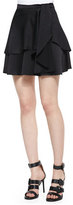 Thumbnail for your product : Halston Tiered Skirt w/ Drape Detail