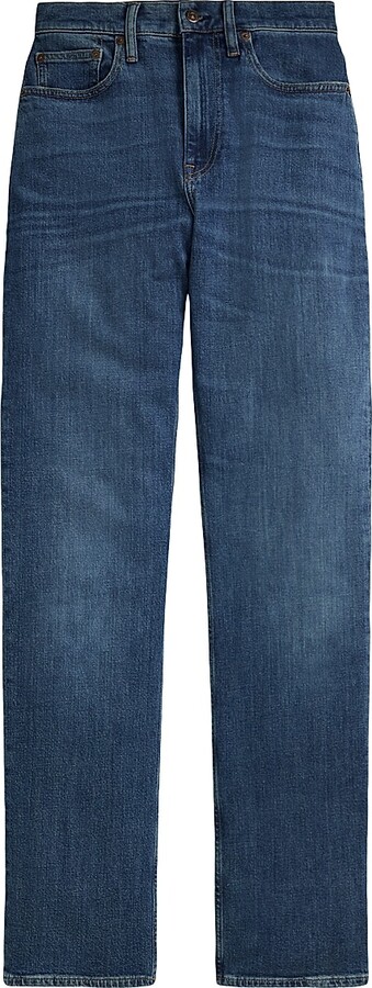 Women's High-Rise Straight-Leg Jeans - Telesto Wash - Size 25